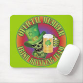 Ierse Drink teamschedel Muismat (Met muis)