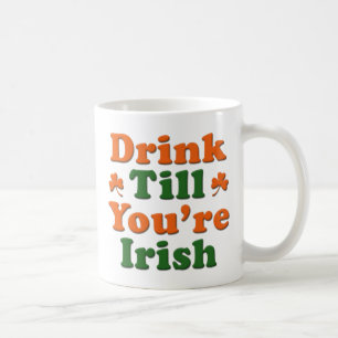 Ierse drinkspreuk koffiemok