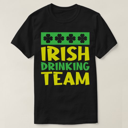 Ierse Drinkteam 2 T-shirt (Design voorkant)