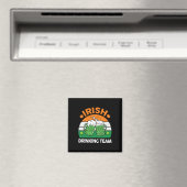Ierse drinkteam drinkt St. Patrick's Day-bier Magneet (Insitu (Vaatwasser))