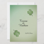 Ierse Droom Bruiloft Uitnodiging (Achterkant)