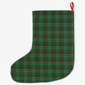 Ierse Dublin Groen Tartan  Grote Kerstsok (Achterkant)