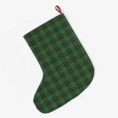Ierse Dublin Groen Tartan  Grote Kerstsok (Achterkant (Hangend))
