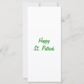 Ierse Duitse vlag Shamrock Clover St. Patrick Fun (Achterkant)