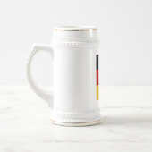 Ierse Duitse vlag Shamrock Clover St. Patrick Fun Bierpul (Links)