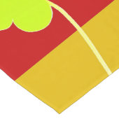 Ierse Duitse vlag Shamrock Clover St. Patrick Fun Lange Tafelloper (Hoek)