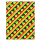 Ierse Duitse vlag Shamrock Clover St. Patrick Fun Tafelkleed (Voorkant)