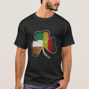 Ierse Duitse vlag Shamrock T-Shirt St Patricks Day