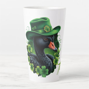 Ierse elegantie, de zwarte zwaan van St. Patrick Latte Mok