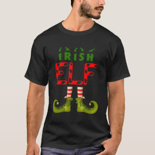 Ierse Elf Grappige Groep Matching Familie Pyjama's T-shirt