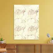 Ierse en Duitse bevolking 1870 Canvas Afdruk (Insitu (Woonkamer))