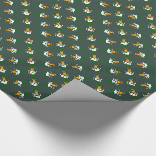 ierse engel . cadeaupapier (Hoek)