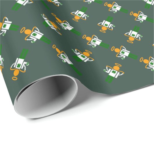 ierse engel . cadeaupapier (Rol Hoek)