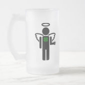 ierse engel . matglas bierpul (Links)