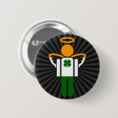 ierse engel . ronde button 5,7 cm (Voorkant /achterkant)