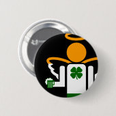 ierse engel . ronde button 5,7 cm (Voorkant /achterkant)