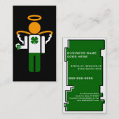 ierse engel visitekaartje (Voorkant / Achterkant)