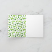 Ierse Erfgoed: Traditionele Bisschop Sint-Patrick Feestdagen Kaart (Binnen)