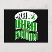 Ierse evolutie briefkaart (Voorkant)