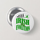 Ierse evolutie ronde button 5,7 cm (Voorkant /achterkant)