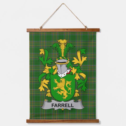 Ierse Farrell of O_Ferrell Wapen Familiewapen Hangend Wandkleed (Voorkant)