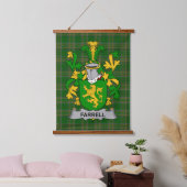 Ierse Farrell of O_Ferrell Wapen Familiewapen Hangend Wandkleed (Slaapkamer)