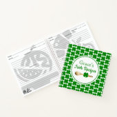 Ierse Favoriete Groene Shamrock Recept Notitieboek (Binnen)