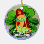 Ierse fee keramisch ornament (Voorkant)