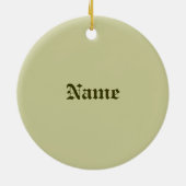 Ierse feeënornament keramisch ornament (Achterkant)