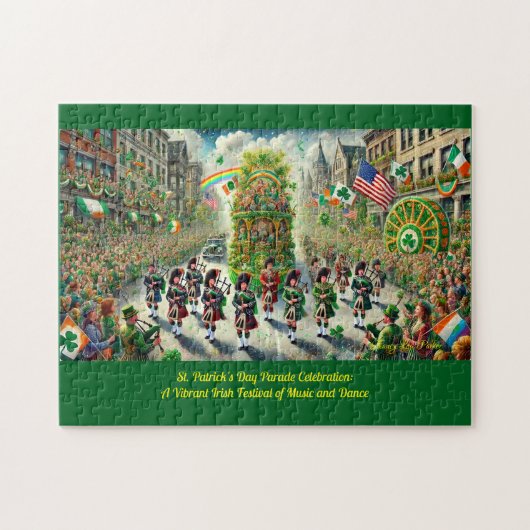 Ierse feestdag, St. Patrick's Day Parade Legpuzzel (Horizontaal)