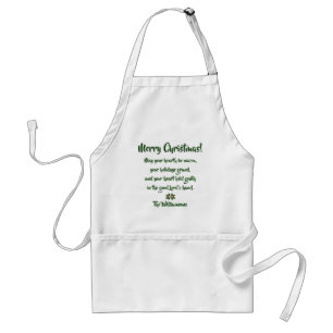 Ierse Feestdagen Wishes Apron Standaard Schort
