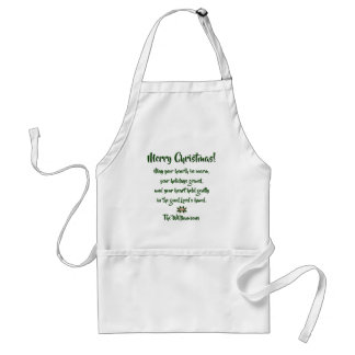 Ierse Feestdagen Wishes Apron Standaard Schort