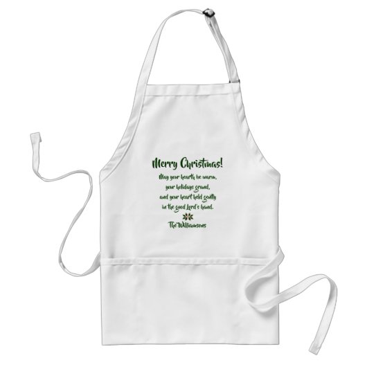 Ierse Feestdagen Wishes Apron Standaard Schort (Voorkant)