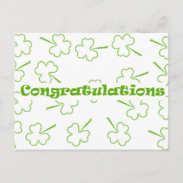 Ierse felicitaties briefkaart