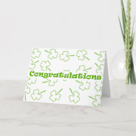 Ierse felicitaties kaart