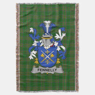 Ierse Fennelly of O_Fennelly Wapen Familie Deken