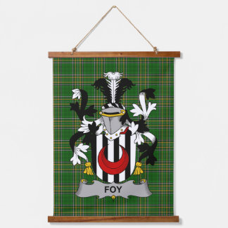 Ierse Foy of O_Fie wapenschild Familie Crest Hangend Wandkleed