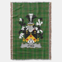  Ierse Fyan of Faghan Wapen van Familie Crest Ir