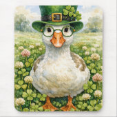 Ierse gans in klaver veld muismat (Voorkant)