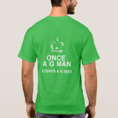 Ierse Garde - Eenmaal een G-Man T-shirt (Achterkant)