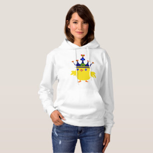☘❤️ 👑Ierse gekroonde kip Fabulous Bella Baseba Hoodie