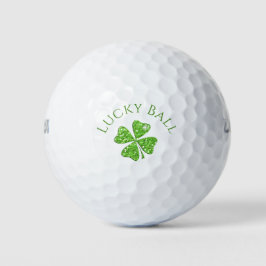 Ierse Geluk Klaver Monogrammed Golf Ballen