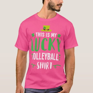 Ierse gelukkige volleybal St Patricks Day T-shirt