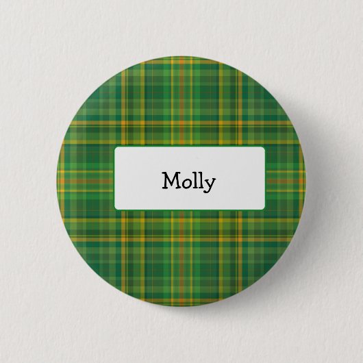  Ierse gepersonaliseerde knop Ronde Button 5,7 Cm (Voorkant)