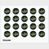 Ierse gevleugelde hart stickers (Vel)