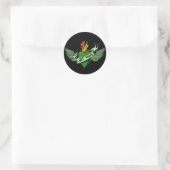 Ierse gevleugelde hart stickers (Tas)
