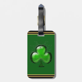 Ierse Gift Shamrock Green Custom gepersonaliseerd Bagagelabel