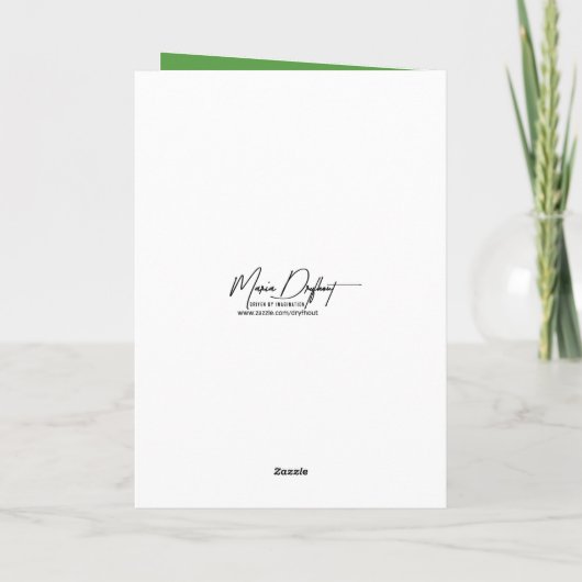 Ierse gnoom in klaverveld kaart (Achterkant)