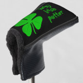 #Ierse golfputter cover van dalDesignNZ (3/4 voorkant)