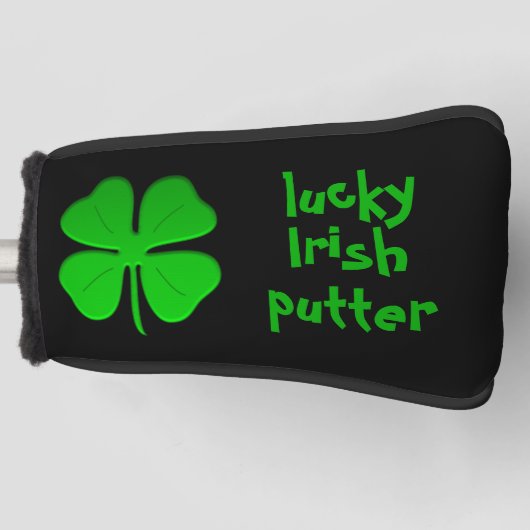 #Ierse golfputter cover van dalDesignNZ (Voorkant)